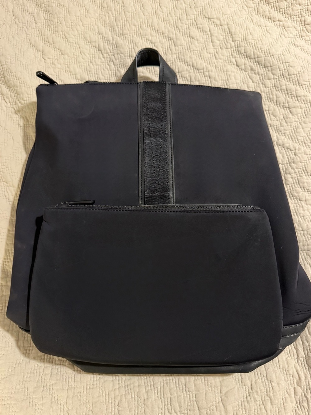 Caraa x Athleta Black Convertible Backpack